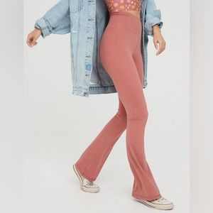 Aerie Real Me high waisted flare leggings